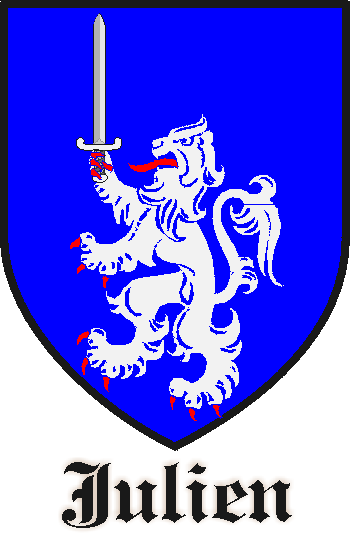 Julien family crest Julien family crest