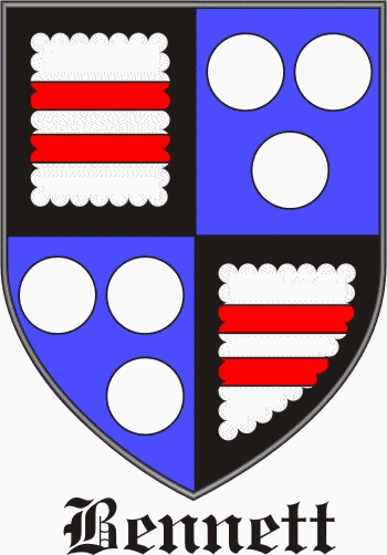 BENNETT family crest BENNETT family crest