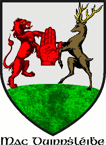 Donlevy family crest Donlevy family crest