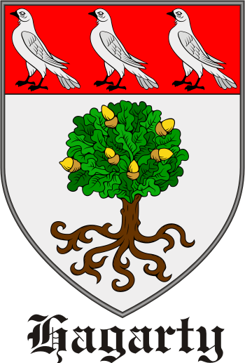 HAGARTY family crest HAGARTY family crest