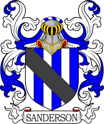 SANDERSON family crest SANDERSON family crest