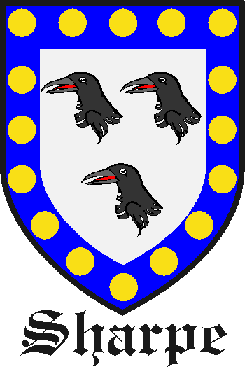 SHARP family crest SHARP family crest