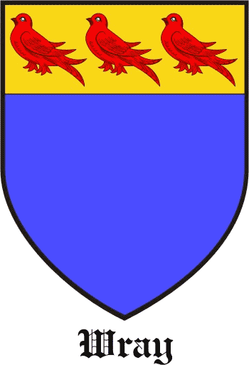 WRAY family crest WRAY family crest